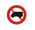 Biển báo giao thông 106a Cấm ô tô tải