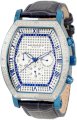 Akribos XXIV Men's AKR459BU Grandoise Multi Function Diamond Tourneau Swiss Quartz Watch