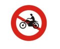 Biển báo giao thông 104 Cấm môtô