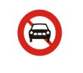 Biển báo giao thông 103a Cấm ô tô