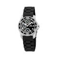 Festina Women's F16201/8 Black Polyurethane Quartz Watch with Black Dial
