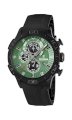 Festina Men's F16567/3 Black Polyurethane Quartz Watch with Green Dial