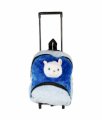Wild Republic Blue Poly Trolley Bag- Cat