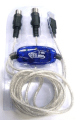 Cable USB to MIDI Z-TEK ZE402-E