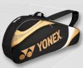 Yonex Tournament Basic Black/Gold Triple Tennis Bag