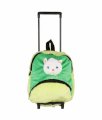 Wild Republic Green Poly Trolley Bag- Cat