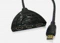 3x1 HDMI Switcher with 50cm fixed HDMI cable