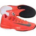Nike Men's Lunar Ballistec Tennis Shoe crimson / grey/white