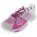 WILSON Women`s Rush NGX Tennis Shoes Gray and Fuchsia