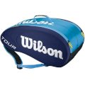  Wilson Tour 9 Pack Bag Blue Molded