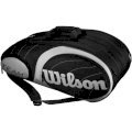  Wilson Team 12 Pack Bag Black/Silver