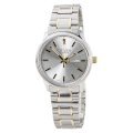 Citizen BF0614-90A Men's Easy Reader Silver Dial Two Tone Expansion Steel Band Watch