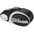  Wilson Team 6 Pack Bag Black/Silver