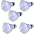 YKS 5*Dark Night LED Badminton Shuttlecock Birdies Lighting Blue