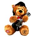 Teddie B. Animated Soft Plush Toy by Cuddle Barn CB9635 Sings Elvis Presley's Classic Song"Teddy Bear"