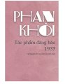 Phan KIhôi – tác phẩm đăng báo 1937