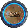 Neonetics Retro 15" WWII Spitfire Airplane Wall Clock