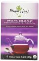 Mighty Leaf Tea, Organic Breakfast, Whole Leaf Pouches, 1.32-Ounces, 15-Count (Pack of 3)