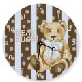 Lexington Studios 10" Cocoa Cabana Teddy Wall Clock