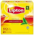 Lipton Tea, 312Count Tea Bags, 100 % Natural Tea Net Wt 24.9 Oz