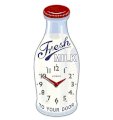 Jones® Clocks Milk Bottle Wall Clock