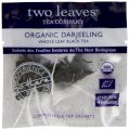 Two Leaves Tea Company Organic Darjeeling Black Tea, 100 Count