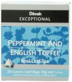 Dilmah Exceptional Leaf Peppermint & English Toffee, 20 Tea Bags,1.41-Ounce Boxes (Pack of 6)
