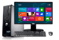 Máy tính Desktop Dell OPTIPLEX 755 Sff V05 (Intel Core 2 Duo E8400 3.0GHz, Ram 4GB, HDD 500GB, VGA Intel GMA 3100, PC DOS, Màn hình Dell 18.5")