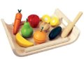 Plan Toys Assorted Fruits and Vegetables (Solid Wood Version)