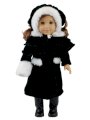1914 Style Winter Coat, Cape, Doll Hat & Muff Fits 18" American Girl® Doll Clothes & Accessories