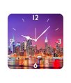 Furnishfantasy Colorful Newyork City Wall Clock