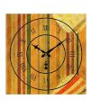 Artjini Orange & Yellow Retro Pattern Wall Clock