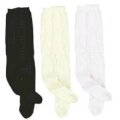 Fits American Girl Doll Tights Set of 3 Pair - 18 Inch Doll Stockings Set of Black, Ivory and White Doll Tights