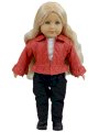 Rodeo Drive Outfit, Pants,Shirt and Leather Jacket Fits 18" American Girl® Doll Clothes & Accessories
