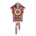 Wall Decor: Around The Clock Heroes Cuckoo Clock by The Bradford Exchange