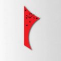 Timeline Abstract Wall Clock Red TI104DE65ZKOINDFUR