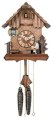 River City Clocks One Day Chalet Style Cuckoo Clock with Beer Drinker Raising His Mug - 9 Inches Tall - Model # 12-09P