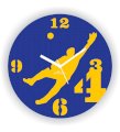 Cricket Gavaskar'S Jump Wall Clock