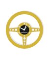 Blacksmith Golden Laminated Aluminium Steering Wheel Wall Clock