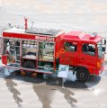 Xe chữa cháy công nghệ CAFS Hino FCAF - 80