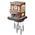 Cuckoo Clock With Lights, Sound, Motion: Freedom Choppers Motorcycle Garage - By The Bradford Exchange