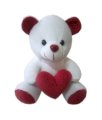 Fun&funky Soft Teddy With Red Heart