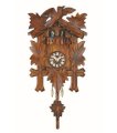 Black Forest Clock With Cuckoo, Turning Dancers, Incl. Battery