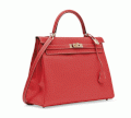 Hermes Candy Kelly in Rose Jaipur and Gold Epsom Leather