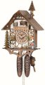 German Cuckoo Clock 8-day-movement Chalet-Style 15.00 inch - Authentic black forest cuckoo clock by Hekas