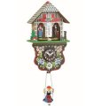 Kuckulino Black Forest Clock weather house with quartz movement and cuckoo chime, incl. batterie TU 2025 SQ