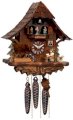  River City Clocks One Day Musical Beer Drinker Cuckoo Clock with Moving Waterwheel and Dancers