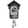 Baltimore Ravens Tribute Wall Clock With Cuckoo Bird In Helmet by The Bradford Exchange