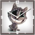 StyBuzz Smiling Innocent Cat Analog Wall Clock