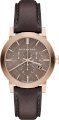 Burberry Unisex Swiss Leather Strap 38mm  61789